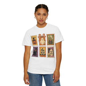 Halloween Stamp Spooky Season Comfort Colors Tee