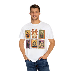 Halloween Stamp Spooky Season Comfort Colors Tee