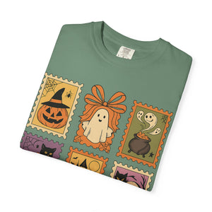 Halloween Stamp Spooky Season Comfort Colors Tee