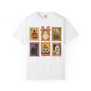 Halloween Stamp Spooky Season Comfort Colors Tee