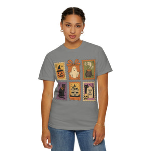 Halloween Stamp Spooky Season Comfort Colors Tee