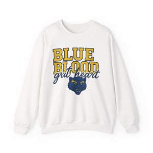 Blue Blood Grit Heart Unisex Sweatshirt