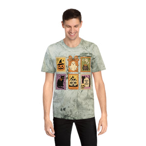 Halloween Stamps Color Blast Comfort Colors T-Shirt