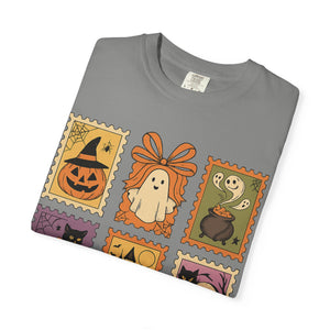Halloween Stamp Spooky Season Comfort Colors Tee