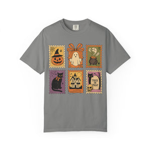 Halloween Stamp Spooky Season Comfort Colors Tee