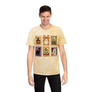 Halloween Stamps Color Blast Comfort Colors T-Shirt