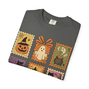 Halloween Stamp Spooky Season Comfort Colors Tee