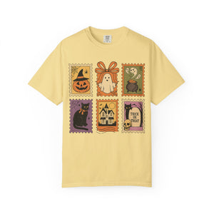 Halloween Stamp Spooky Season Comfort Colors Tee