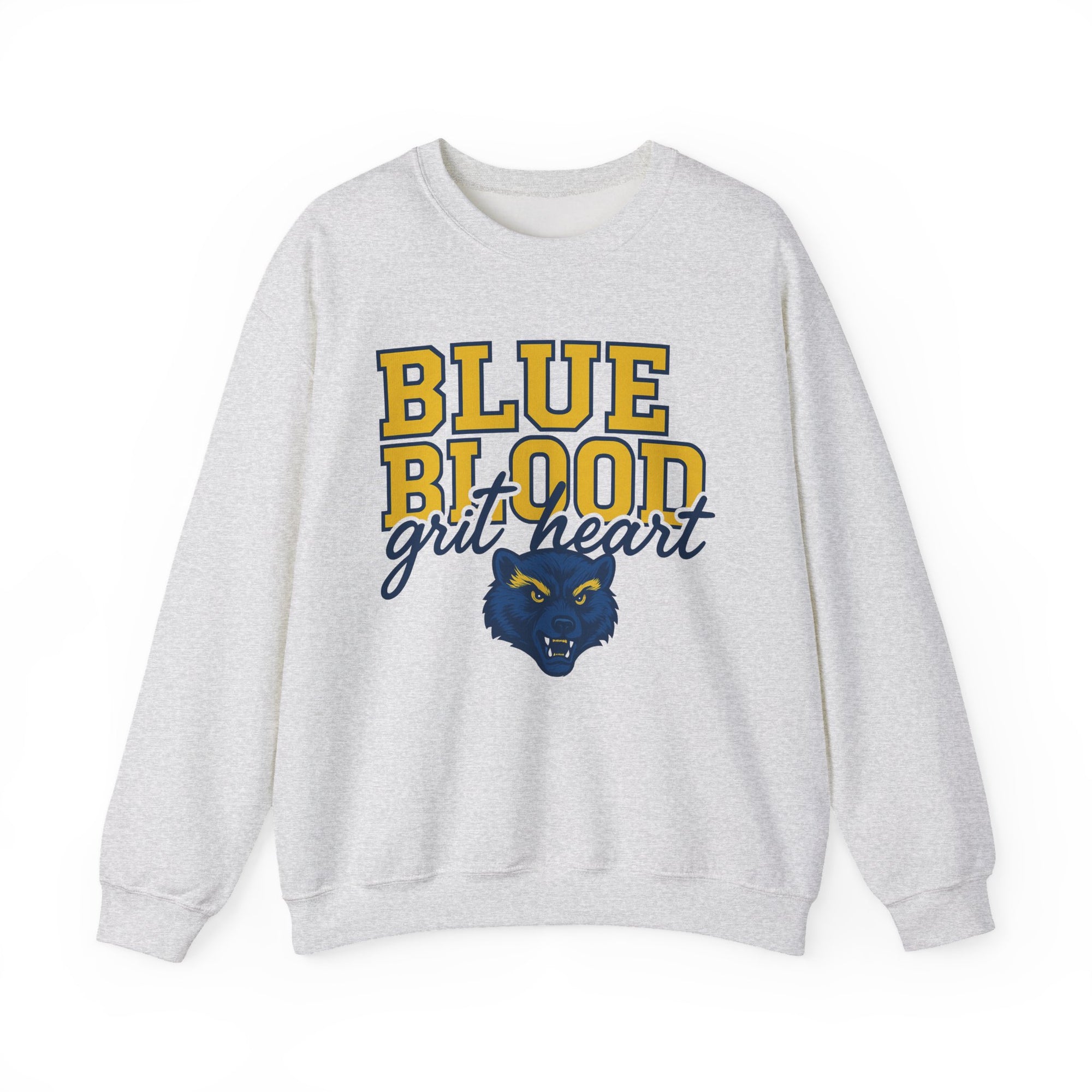 Blue Blood Grit Heart Unisex Sweatshirt