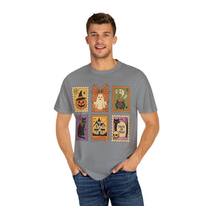 Halloween Stamp Spooky Season Comfort Colors Tee