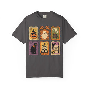 Halloween Stamp Spooky Season Comfort Colors Tee