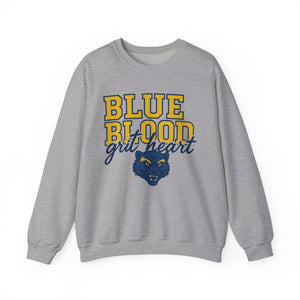 Blue Blood Grit Heart Unisex Sweatshirt