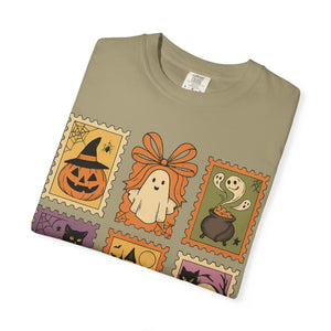 Halloween Stamp Spooky Season Comfort Colors Tee