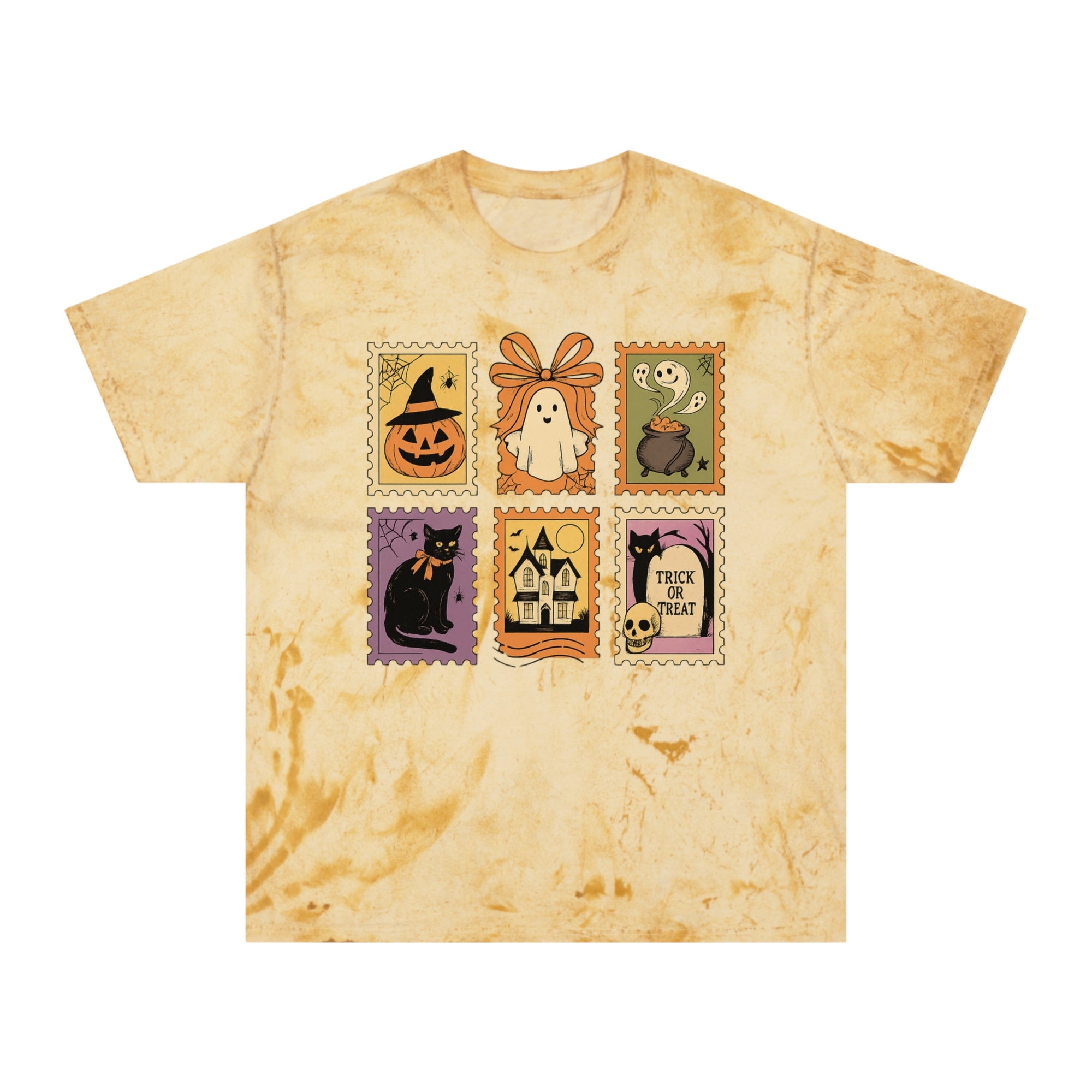 Halloween Stamps Color Blast Comfort Colors T-Shirt