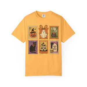 Halloween Stamp Spooky Season Comfort Colors Tee