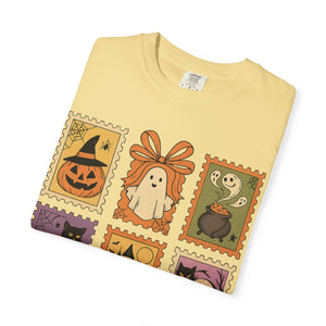 Halloween Stamp Spooky Season Comfort Colors Tee
