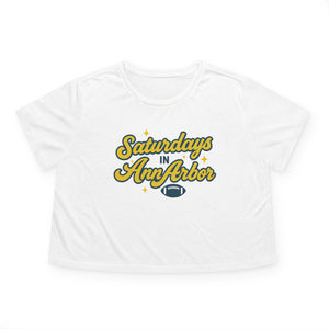 Saturdays in Ann Arbor Cropped Tee