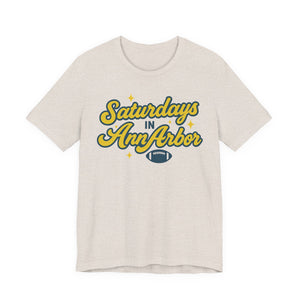 Saturdays in Ann Arbor Bella Canvas Tee