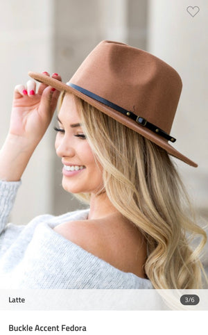 Buckle Accent Fedora