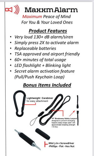 Portable Panic Button and LED light