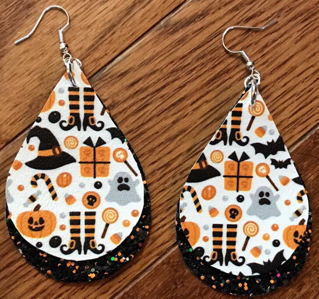 Halloween Teardrop earrings