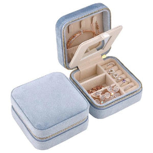 Velvet jewelry boxes